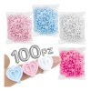 Anillo Para Pegamento Pestañas Soporte Ajustable Set F