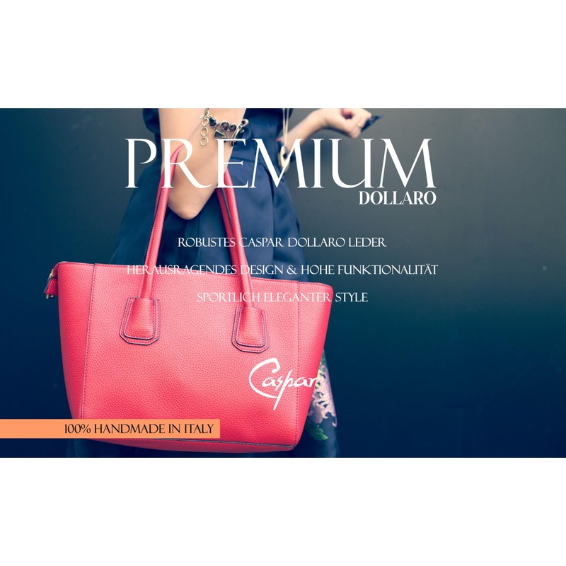 Caspar Elegant Women's Leather Backpack City Backpack - Premium Line