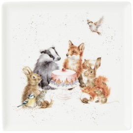 Wrendale Designs Woodland Party Square Plate