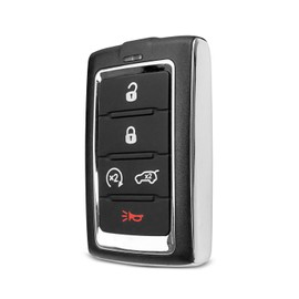 Key Fob Remote Replacement Fit for Jeep Grand Cherokee L Wagoneer 2021 2022 2023, 433MH Keyless Entry Remote Control Replace 68469565, 68377534 FCC ID: M3NWXF0B1