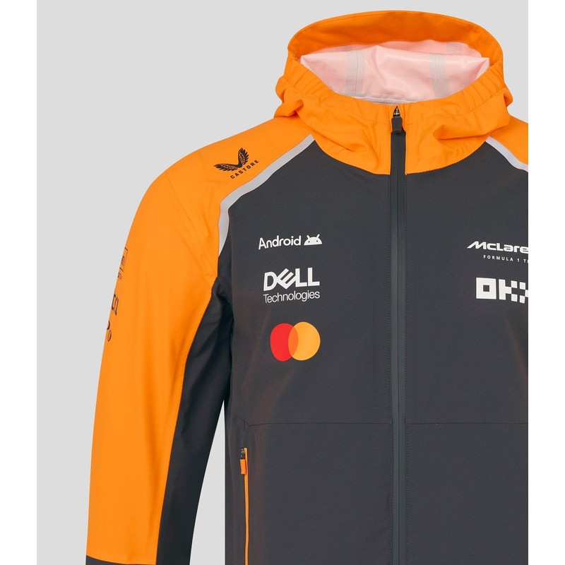 Castore McLaren F1 2025 Team Lightweight Rain Jacket (L)