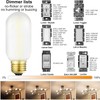 Leools T14 LED Bulb,6W E26 LED Bulb Dimmable Equivalent E26