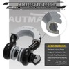 AUTMATCH D Ring Shackle Isolators Washers Kit - 2 Rubber