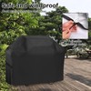 Grill Cover with Hook and Loop Straps and Adjustable Drawstring