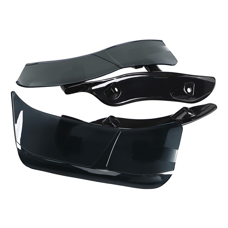 XMMT Smoke Adjustable Fairing Air Deflectors Side Wing Windshield for
