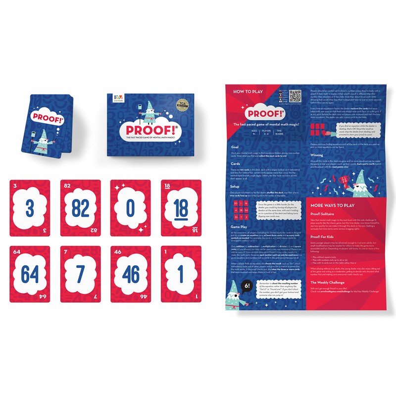 Proof! Math Game - The Fast Paced Game of Mental