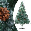 FAMIROSA 5 ft Artificial Christmas Tree with Stand Frosted Holiday