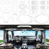 23PCS Full Set Interior Decoration Trim Kit for Jeep Wrangler