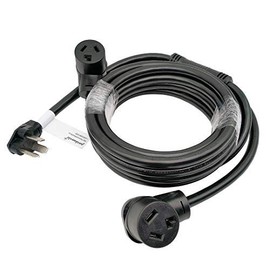 Parkworld 60158 Dryer Splitter, 240V Splitter NEMA 10-30P Male Plug to (2) 10-30R Female Receptacle, Dryer 3-Prong 30 AMP 10-30 Y Adapter Cord (20 feet)