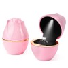 iSuperb Pink Ring Box LED Ring Case Rose Jewelry Box