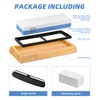LUCKUT Sharpening Stone Whetstone Set Kitchen Knife Sharpener Stone Wet