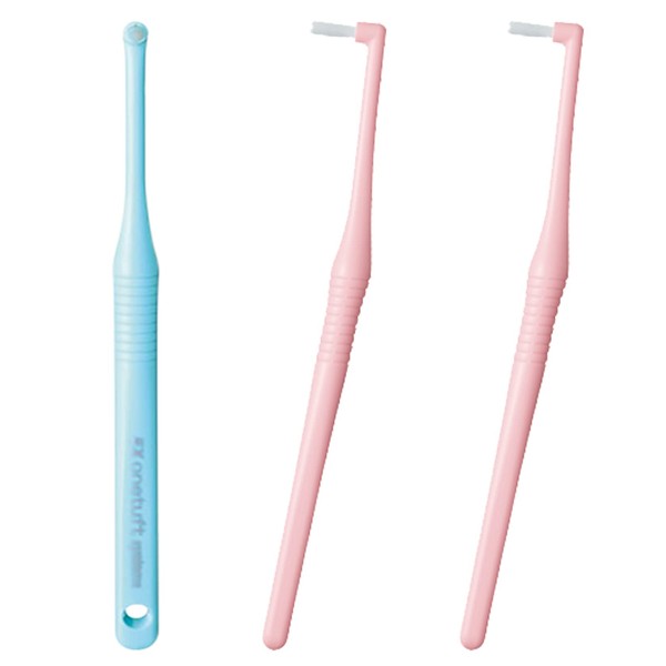 Lion Dent EX One Tuft Toothbrush, Onetuft, 3 Pieces (Systema, Choose)