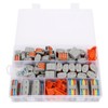 82Pcs Wiring Connector Conductor PCT Colorful Connecting Terminals with Bracket