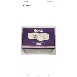ROKU Model PS1000X Indoor Smart Plug SE 2 Pack