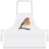 Azeeda 'Perched Robin Bird' Unisex Cooking Apron (AP00081642)