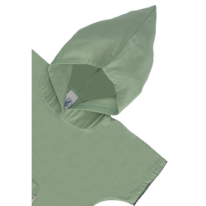 Sterntaler Unisex Kids Monkey Albert Cotton Muslin Poncho with Hood
