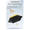 MOLHEM Backpack Folding Travel Umbrella,6 Ribs Mini Compact Sun Umbrella,Uv