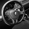 AQJ 15" Steering Wheel Cover Genuine Leather for Ford Fusion
