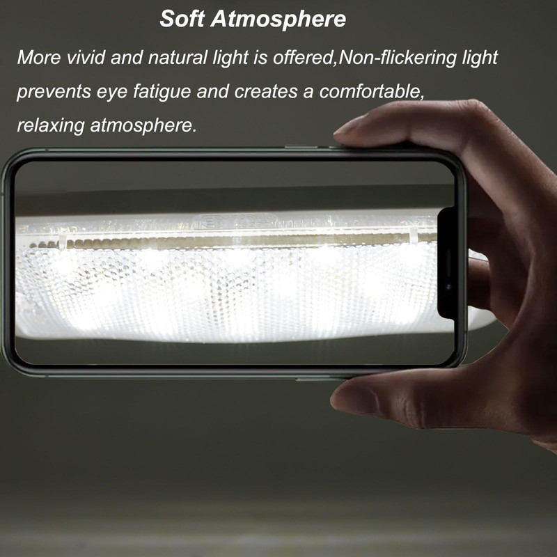 DUNTUO LED Interior Light 12V/24V DC Large Spaces Illuminating for