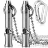 Monspend Whistle, Disaster Preparedness Whistle, Deca Sound, 120 dB, Lightweight,