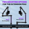 CAHAYA Desk Mount Mic Arm, Low Profile Boom Stand for