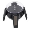 LED Jewelry Display Turntable Solar Powered Rotating Stand Blue Led