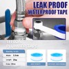 8Rolls PTFE Plumbers Tape Upgraded - 25m X 22mm Waterproof