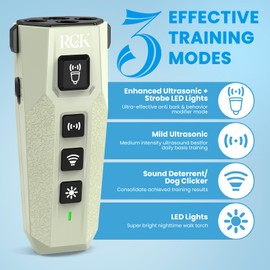 Dog Bark Deterrent Training Device Stops Bad Behavior |Long-Range ultrasonic bark Deterrent Device, Alternative to Dog Shock Collar, Safe for Small Dogs, for Large Dogs