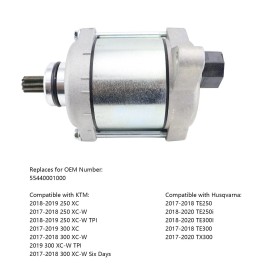 Soarider Starter for Husqvarna TE250 TE250i TE300 TE300I TX300 2017-2020 Motorcycles