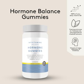 Myprotein Hormone Gummies - Vitamin B6, Ashwagandha & Rhodiola for Hormonal Balance - Vegan-Friendly & Delicious Lemon Flavor - 60 - Supports Emotional Wellbeing, Immune Health & Fatigue Reduction