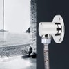 Copper Wall-Mounted Shower Hose Connector Wall Elbow Bathroom Accessories G1/2in