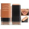 Face Makeup Stick, Multifunctional Foundation Stick with Built-in Foundation Brush,