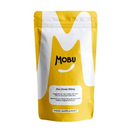 Zinc 100mg 120 Tablets Max Strength | Immune Function, Fertility & Healthy Bones, Vision, Hair, Nails and Skin | Zinc Supplement | Vegan UK Made | GMP Approved | MOBU