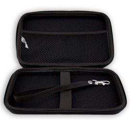 Caseroxx GPS Case for Garmin Drivesm Art 70 T D EU Sat Nav Bag with Zipper and Elastic Bands in Black