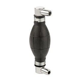 LST Kraftstoffpumpe Aluanschluss rechklig Ø 12mm Hand Pumpe Pumpball