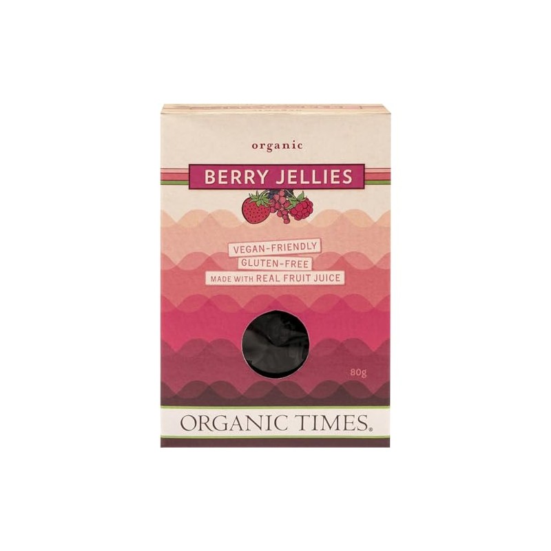 Organic Times Berry Jellies 80g