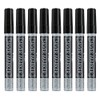 Pilot Silver Metallic Permanent Paint Marker, Medium Point, 8-PACK(41800)