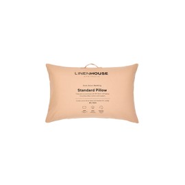 Linen House 80 Duck/20 Feather 600 GSM Duck Down Pillow, Standard