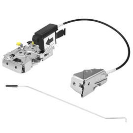 Door Latch Lock Assembly Front Left Driver Side F4TZ-15219A65-A Fit for 1992 1993 1994 1995 1996 1997 Bronco F150 F250 F350, Door Lock Latch F4TZ15219A65A Door Latch Lock Actuator Motor Cable Rod Kit