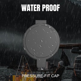 JacEnergy Anderson Connector 45 Amp PP15 to 45,Waterproofwith a Weather Tight Cover,Power Pole Cover 2 PCS