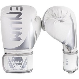 Venum Challenger 2.0 Boxing Gloves - White/Silver - 10-Ounce