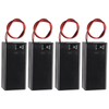 DIANN 4pcs 9V Battery Holder with ON/Off Switch 9V Battery