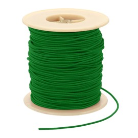 PATIKIL Stretchy String for Bracelets 77 Yards / 70 M, 2 mm Elastic Cord for Jewelry Making, Necklaces, Beading and Crafts DIY, Dark Green