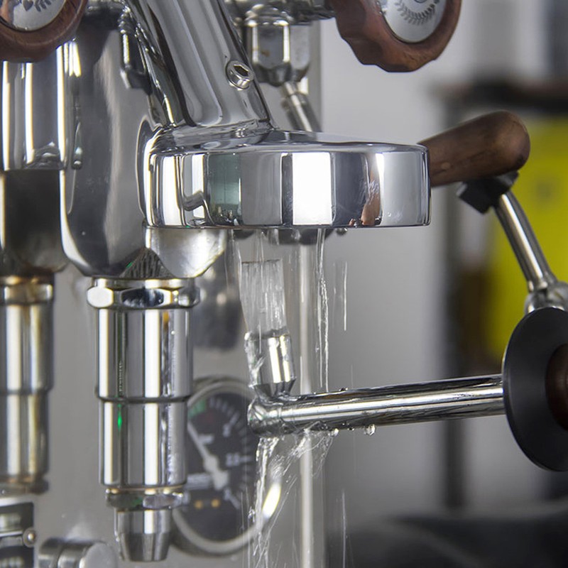 Coffee Machine Cleaning Brush High Temperature Resistance Wood Handle Replaceable