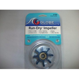 Globe Marine Model 100 Run-DryÂ Impeller for Jabsco 14868-0001, 920-0001, 1111-0001, Johnson Pump 09-1028B-1, Sierra Marine 18-3077, Pleasurecraft R061003E, Volvo 801277, 825941, Yanmar 127610-42200