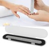 2pcs Professional Nail File, Reusable Double Sided Glass Nail Buffer,