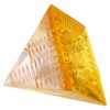 Mookaitedecor Quartz Crystal Healing Crystal Quartz Pyramid with Yellow Colour