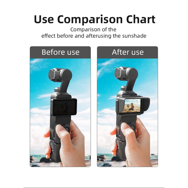Taoricup DJI Osmo Pocket 3 Sunshade for Osmo Pocket 3