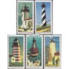 USA 2085-2089 (complete edition) 1990 lighthouses (stamps for collectors) lighthouse