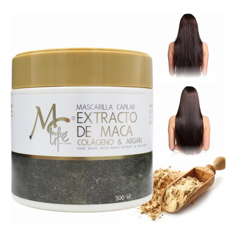 Kit Capilar 3pzs, Maca Colágeno Argán, Reparación. Mc Life